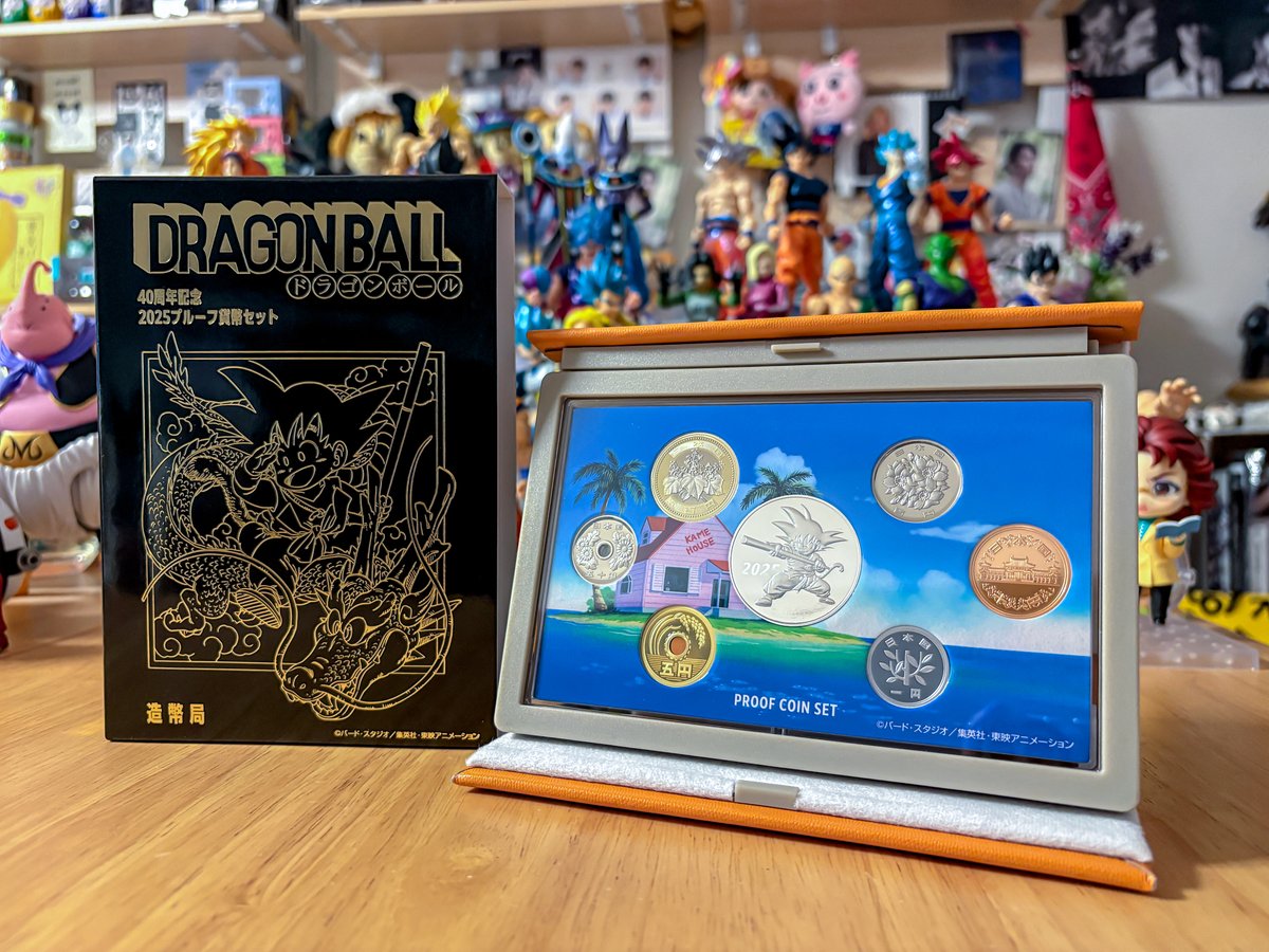 造幣局からドラゴンボール40周年記念2025プルーフ貨幣セットがきた