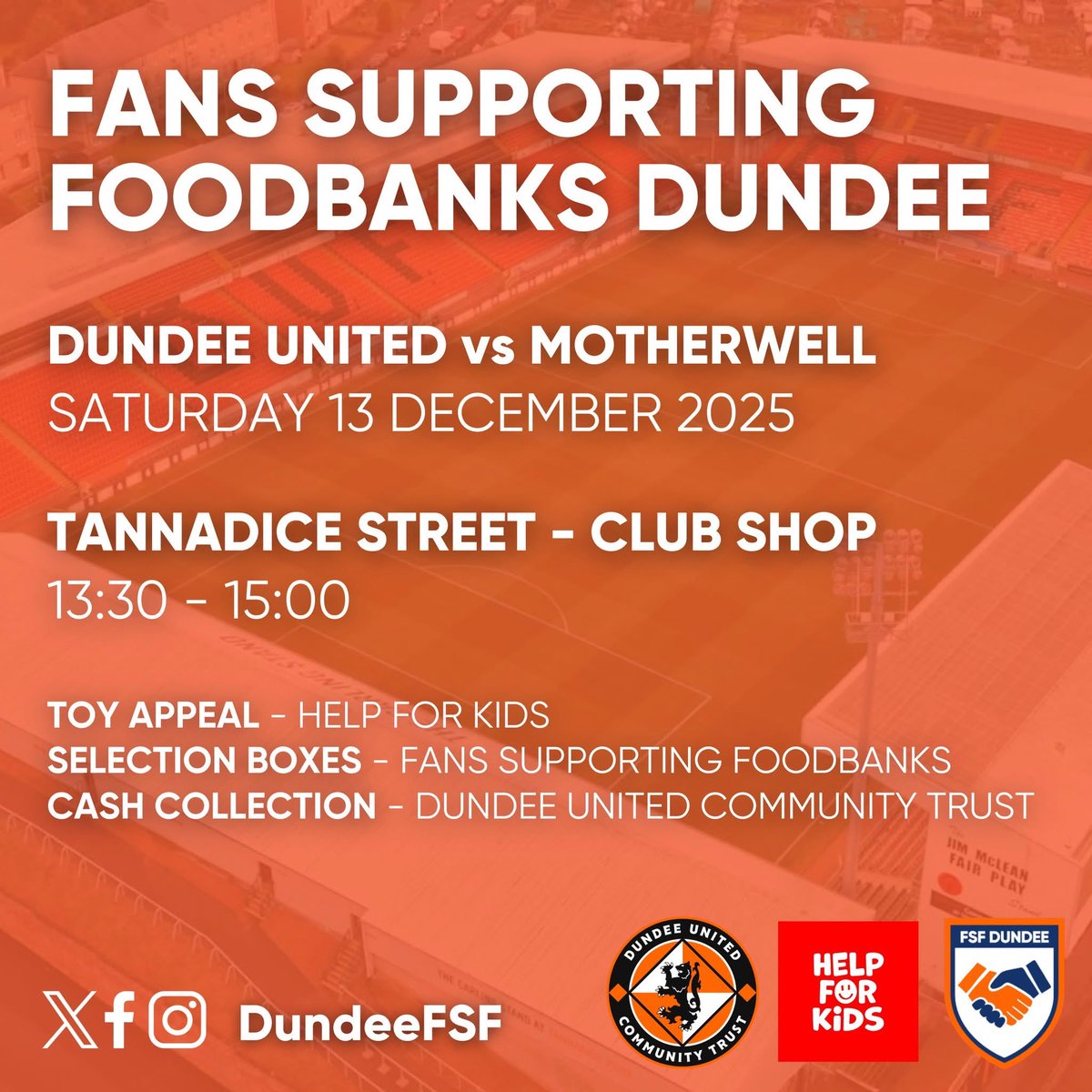 Fans Supporting Foodbanks Dundee tweet media