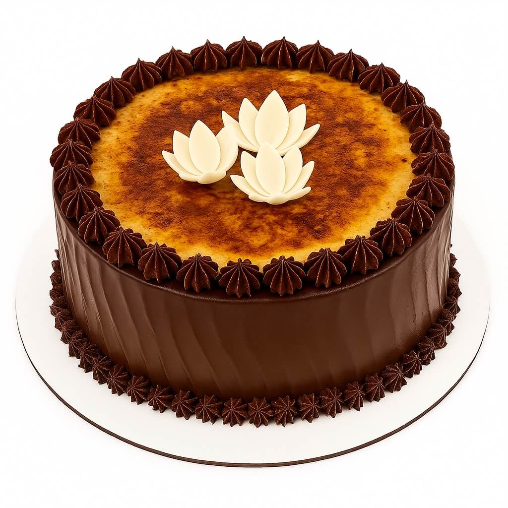 rg_gastro's tweet photo. 🍰 Boston Cream Pie reinventada: flores lotus de chocolate blanco + borde concha.
¿Clásico o gourmet? 🤔🌸✨
https://t.co/1zjbHTfE6b
#TartaBoston #ChocolateLovers
#RecetasGastroBlog #MaridajesPerfectos https://t.co/DBsDz0g2fb