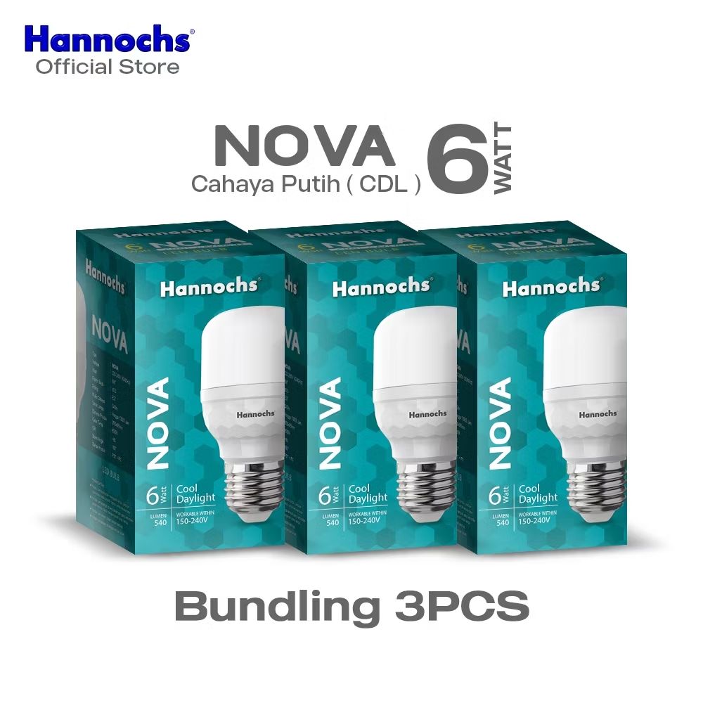 margadjaja1's tweet photo. Cek Hannochs Lampu Bohlam LED NOVA 6W Cahaya Putih Paket isi 3pcs dengan harga Rp38.999. Dapatkan di Shopee sekarang! https://t.co/Q4f9rhyaiW https://t.co/TtjIaZBIhs