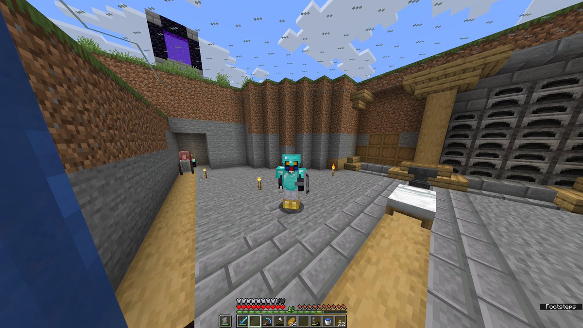 Started a Minecraft world :D