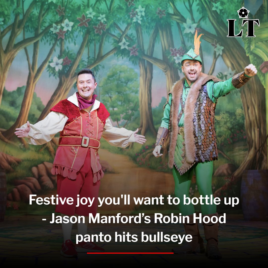 Thanks to <a href="/JasonManford/">Jason Manford</a>, <a href="/realbennickless/">Ben Nickless</a> &amp; co for giving me a couple of hours respite from my 7-year-old asking to download Roblox! 🤦‍♀️😂
⭐⭐⭐⭐⭐ for Robin Hood at <a href="/PalaceAndOpera/">Palace & Opera Mcr</a>  🎯
lancashiretelegraph.co.uk/news/25695152.…