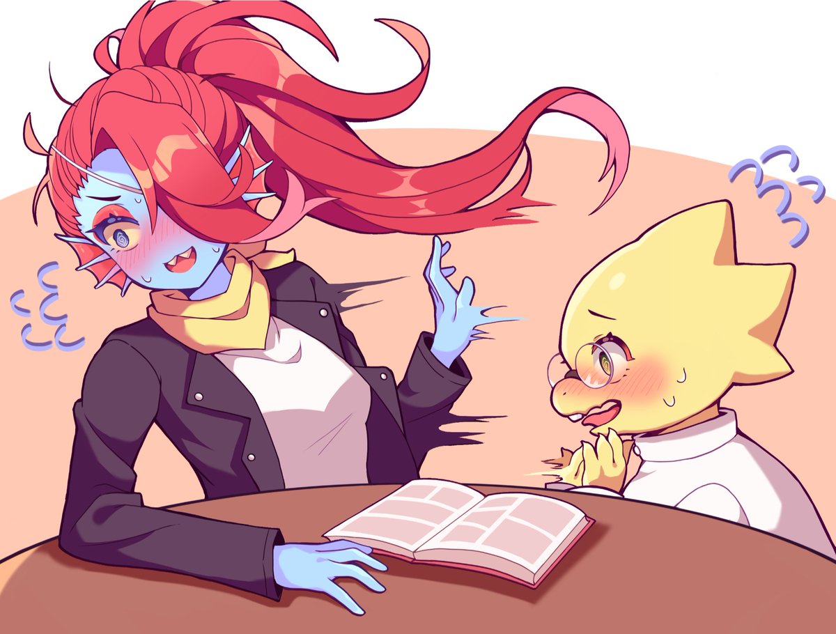 #undertale
#alphyne #undyne #alphys