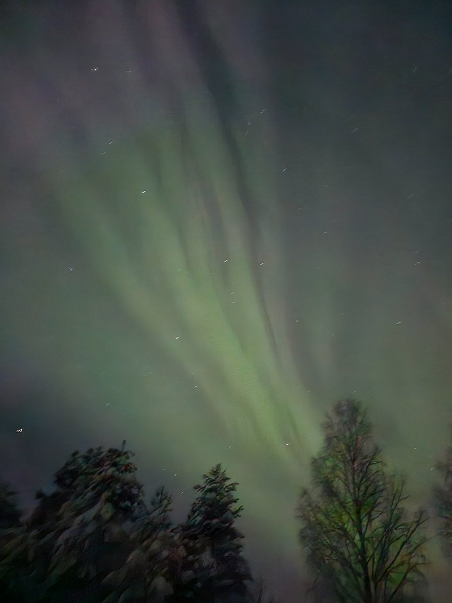 Hieman revontulia oli eilen 😊