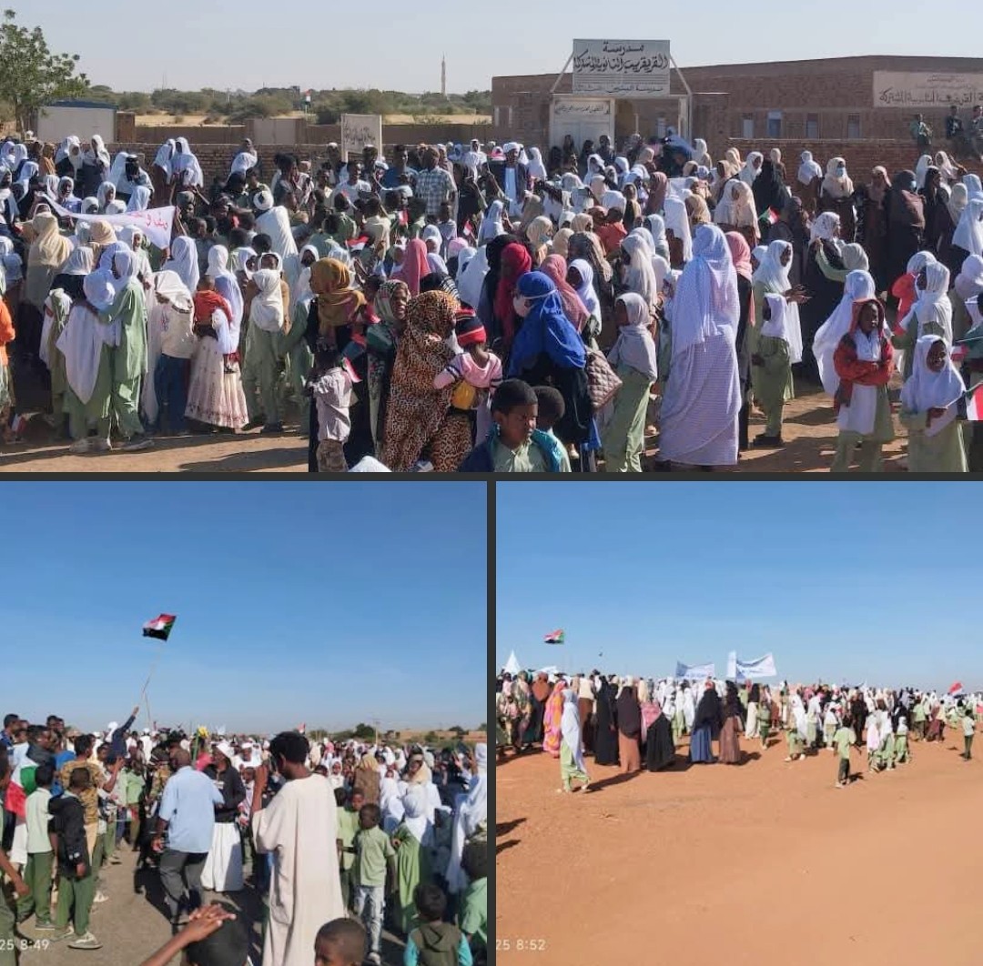 almaleekaah's tweet photo. بدأت الحشود تتوافد لدعم جيش السودان 🇸🇩 https://t.co/myFxpOFRSB