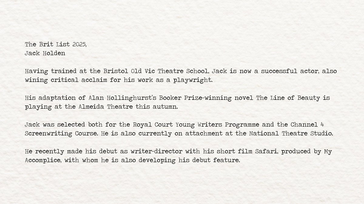 The Brit List tweet media