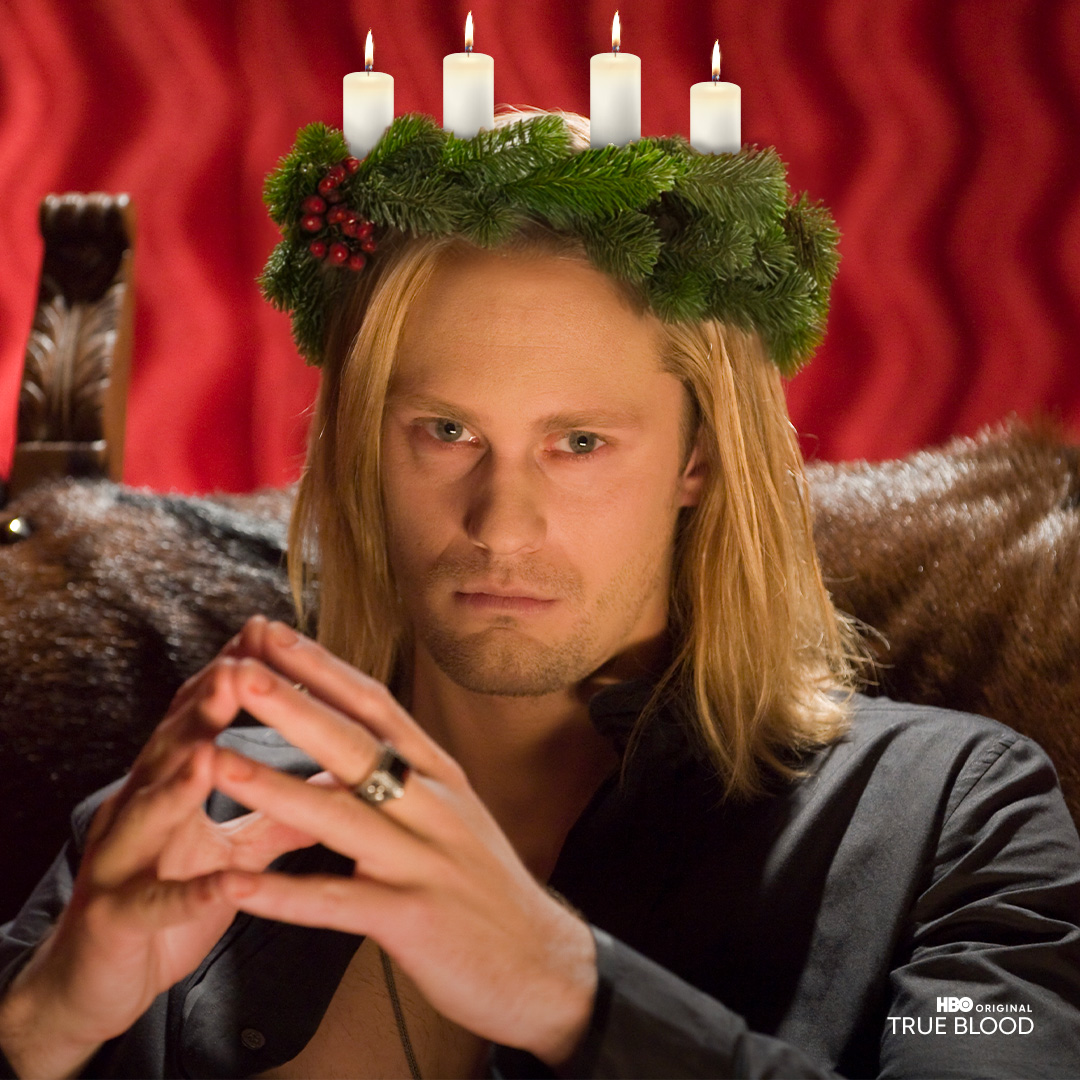 Wishing you a fang-tastic Lucia Day today. #TrueBlood