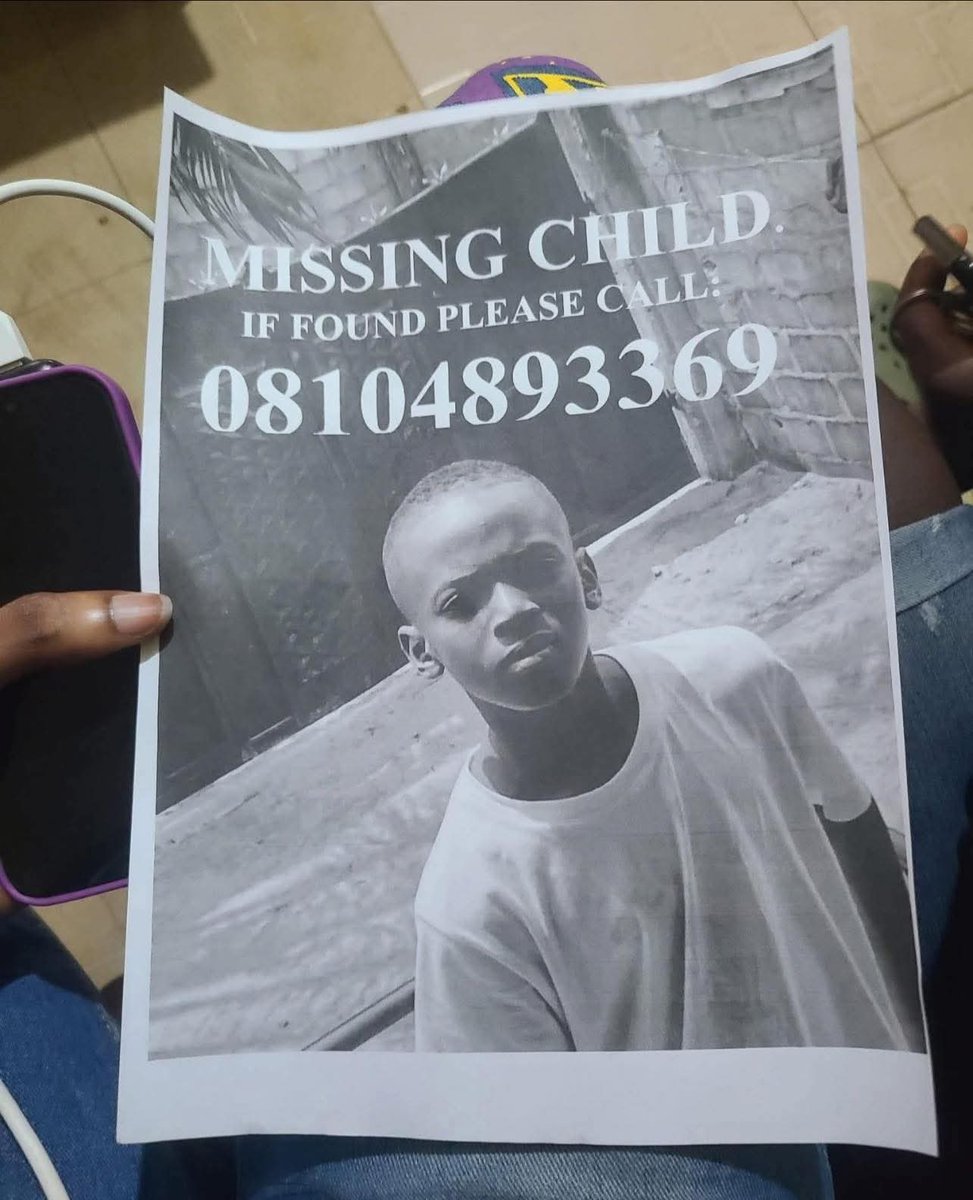 NwokoroJustina's tweet photo. Missing child 

Please keep searching for Chidinma's son 🙏 https://t.co/jilcfOFb4f