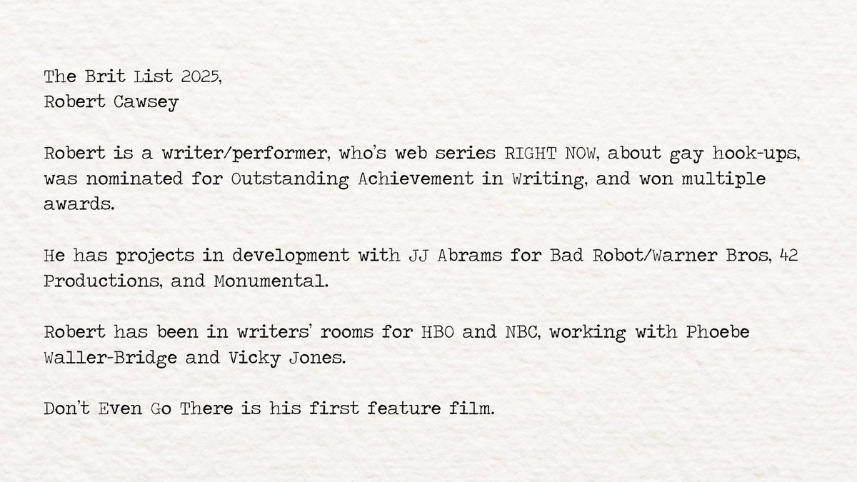 The Brit List tweet media