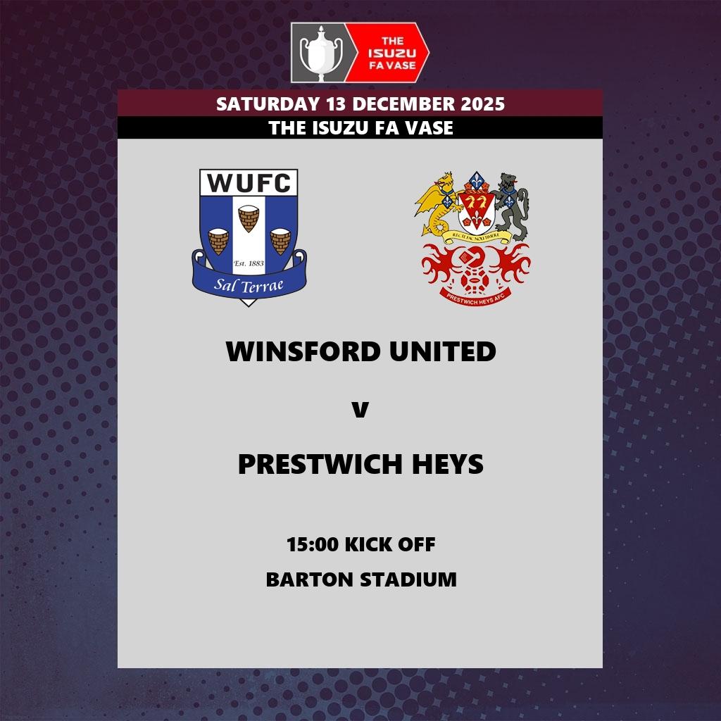 nwcfl's tweet image. One game in the FA Vase today. Good luck to @PrestwichHeysFC