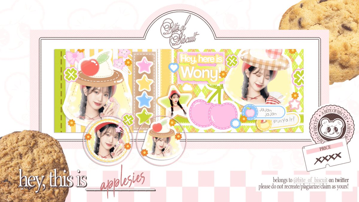 bite_of_biscuit's tweet image. Help repost please? Thank you! ♡ #zonauang 

Aku sudah open untuk katalog layout &amp;amp; FCV baruku si Applesies ୧ ‧₊˚ 🍮🍎 ⋅ ☆!  This one is more personalized for you karena kamu bisa pilih-pilih shapes yang kamu mau :3

Bisa dipesan by req melalui DM, form ada di bawah ♡