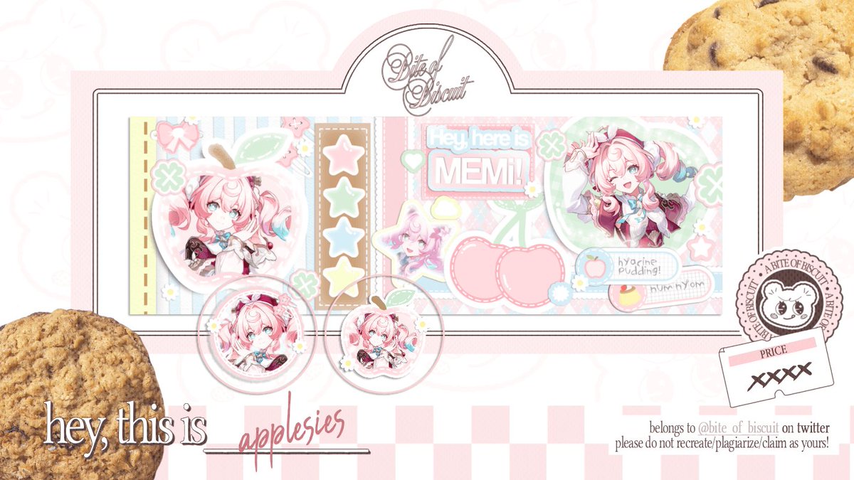 bite_of_biscuit's tweet image. Help repost please? Thank you! ♡ #zonauang 

Aku sudah open untuk katalog layout &amp;amp; FCV baruku si Applesies ୧ ‧₊˚ 🍮🍎 ⋅ ☆!  This one is more personalized for you karena kamu bisa pilih-pilih shapes yang kamu mau :3

Bisa dipesan by req melalui DM, form ada di bawah ♡