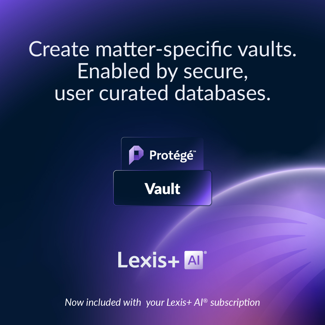 Australia’s leading Legal AI solution just became even more powerful.

Protégé Vault now gives lawyers a faster, safer, and more efficient way to work.

🟣 Store up to 500 documents per Vault (and up to 50 Vaults per user)
🟣 Always-on access for summarising, reviewing, and