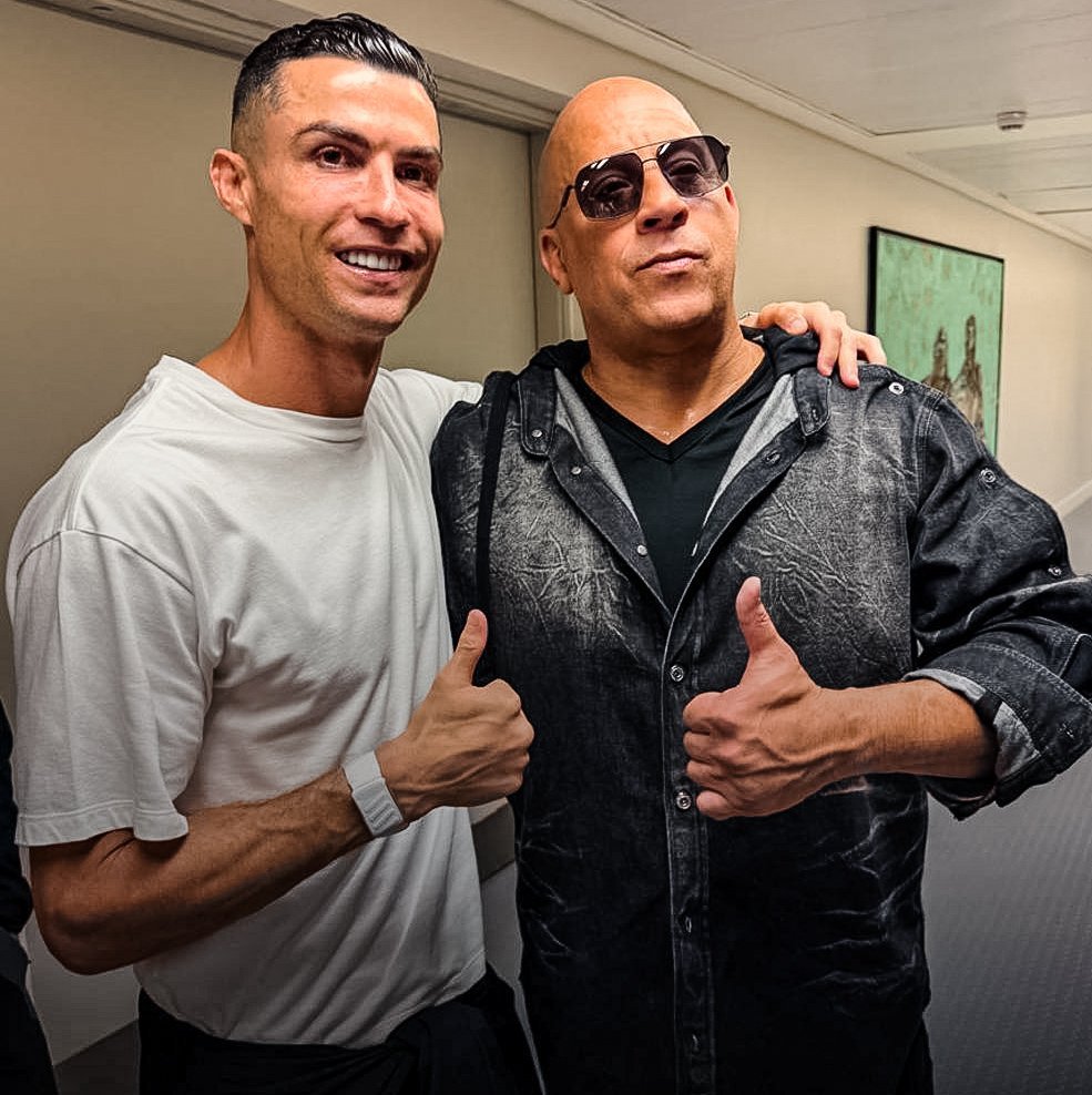 TouchlineX's tweet photo. 🚨 𝗡𝗘𝗪: Vin Diesel has confirmed on social media that a role has been written for Cristiano im the next Fast &amp; Furious movie. 

— @goal https://t.co/VddG5cT8Jg
