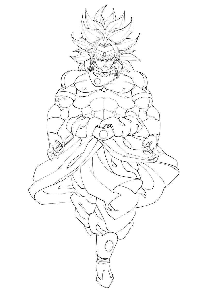 最近の人間たちの線画です 雑で申し訳ないですが.. 塗ってくださる方