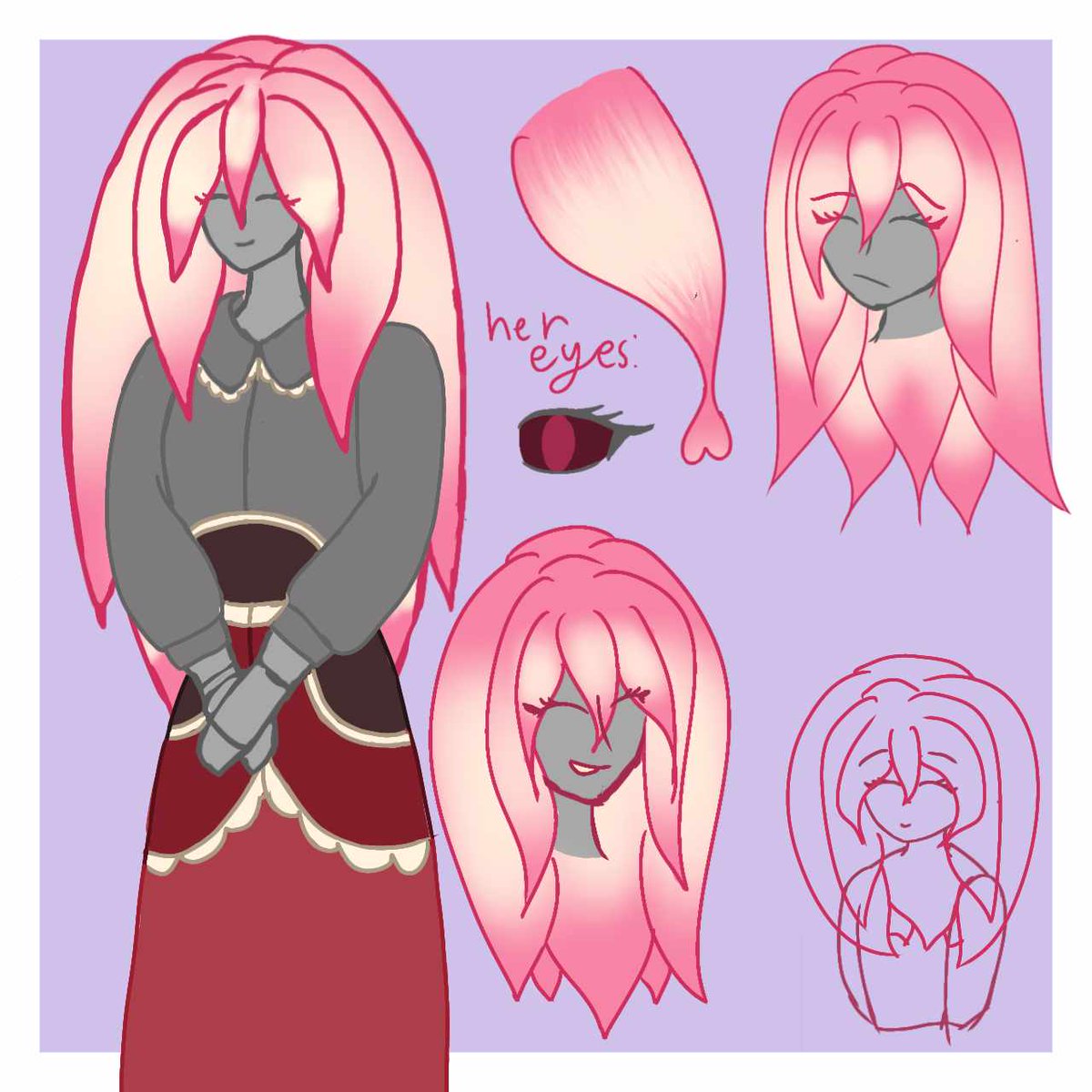 LotusLake_'s tweet photo. @astuteamorem I've been to lazy to redraw her and draw them together but here she is 🥹 (she's with Alastor from hazbin (⁠人⁠ ⁠•͈⁠ᴗ⁠•͈⁠)) https://t.co/F6SfZqCKHi