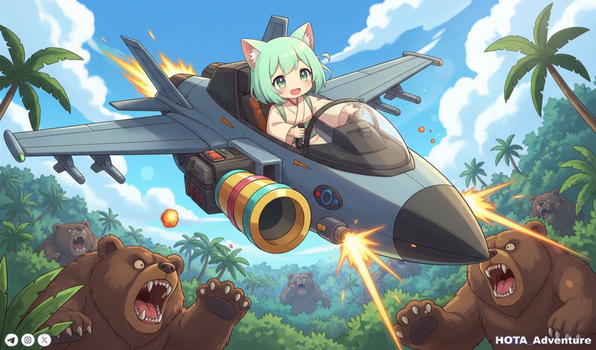 HOTA_Adventure's tweet photo. Bears… your time is up. 🐻⏳

Hotako is stepping in and taking control. 🐾🔥 https://t.co/a1Pt8twYHP