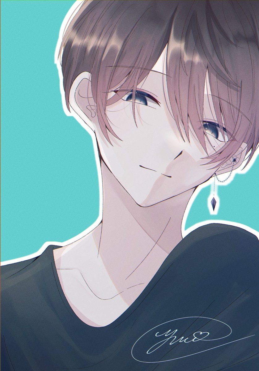 お顔が良すぎる〜っっ😭💕✨！！ちらっと見えるホクロや、ピアスの