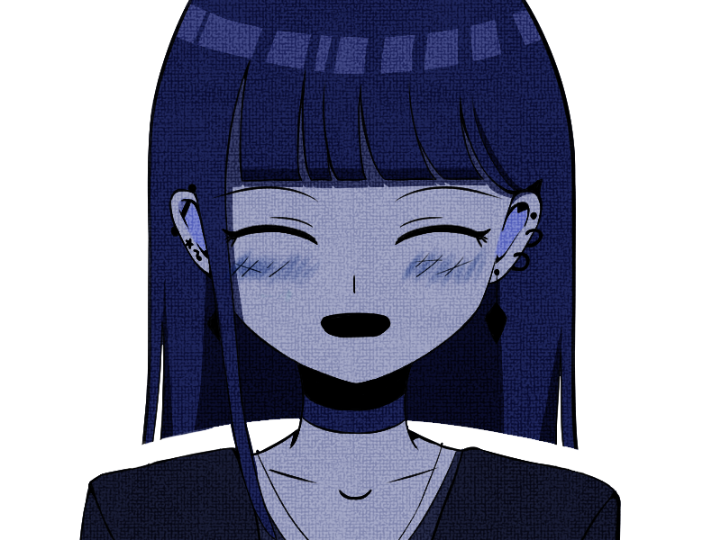 ちなみにいっちゃんかわいく書けたと思うやつ ピアスはバッチバチ入っ