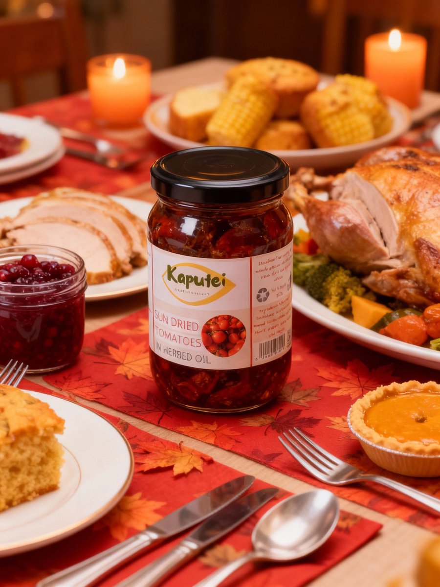 kaputeifarm's tweet image. Sun-kissed, slow-dried, and soaked in golden oil 🌞🍅
Kaputei Sun-Dried Tomatoes bring an intense, rich flavour that elevates every bite — from pastas🍝 and salads 🥗to sandwiches🥪 and charcuterie boards.

#KaputeiFarmProducts #SunDriedTomatoes  #MediterraneanFlavours #Gourmet