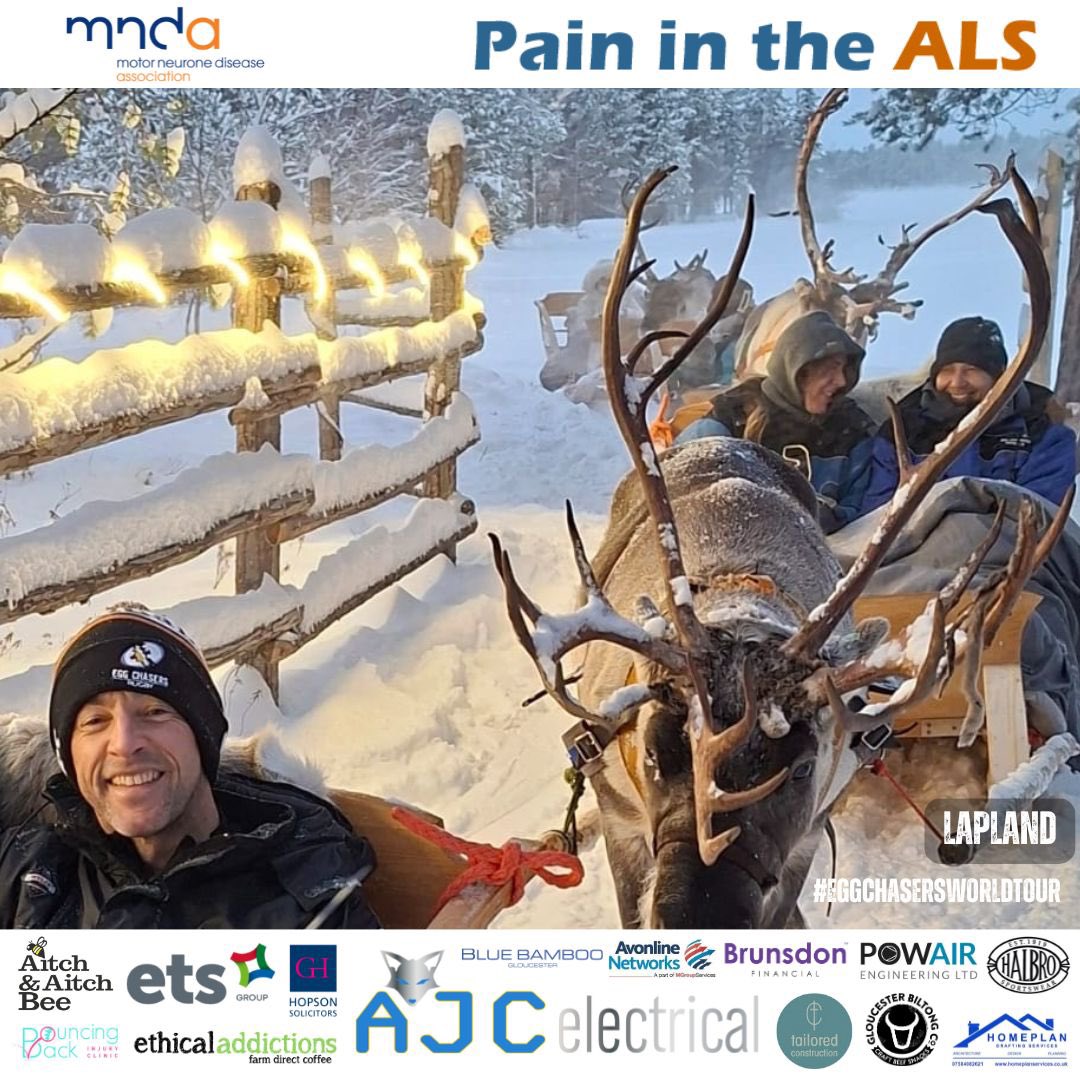 #eggchasersworldtour getting all Christmassy out in Lapland thanks to king of the skies Tommy Roe 🎅