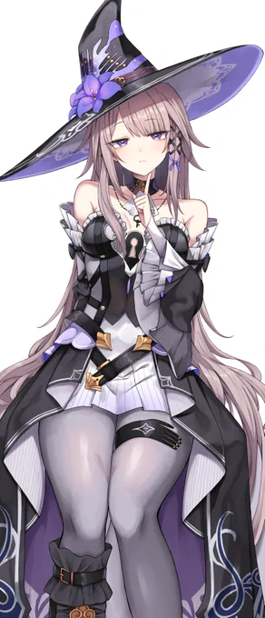 #今年も残りわずかなので今年一番伸びた絵を貼る じっと見つめてくるマダムヘルタでした