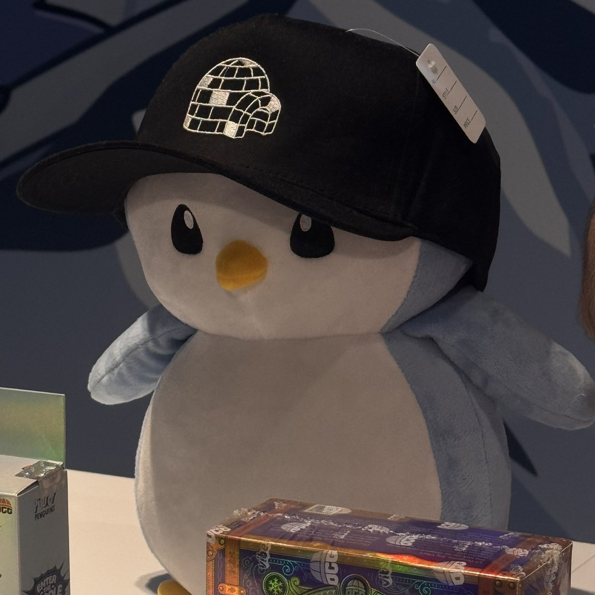 becca_nfts's tweet photo. This is your final chance to say hi and see the cutest booth at SOL breakpoint!

@pudgypenguins x @opensea cook differently and it shows.

We're waiting for you! https://t.co/W0fovYgC5q