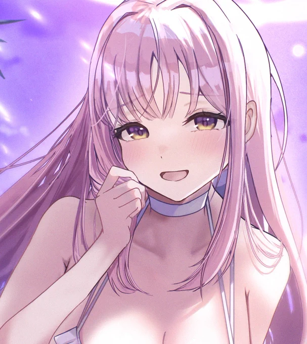 くるみさんの水着ミカ合同に参加させていただきましたー!初めてブルアカ合同にお声がけしてもらってめちゃ光栄…! かわいいミカいっぱいなのでぜひっ