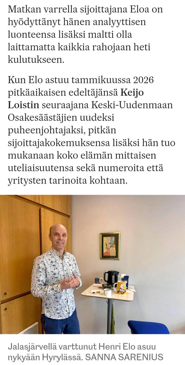 Keski-Uudenmaan Osakesäästäjät tweet media