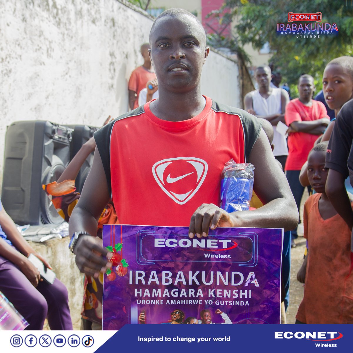 Leo tulikuwa Kiriri Road Sport Area tukishirikiana na wateja wetu kwa burudani, maswali ya Irabakunda, zawadi za michezo, usajili mpya, SIM swap na msaada wa papo hapo. 

Furahia wikiendi ya Desemba 2025 na Econet!
