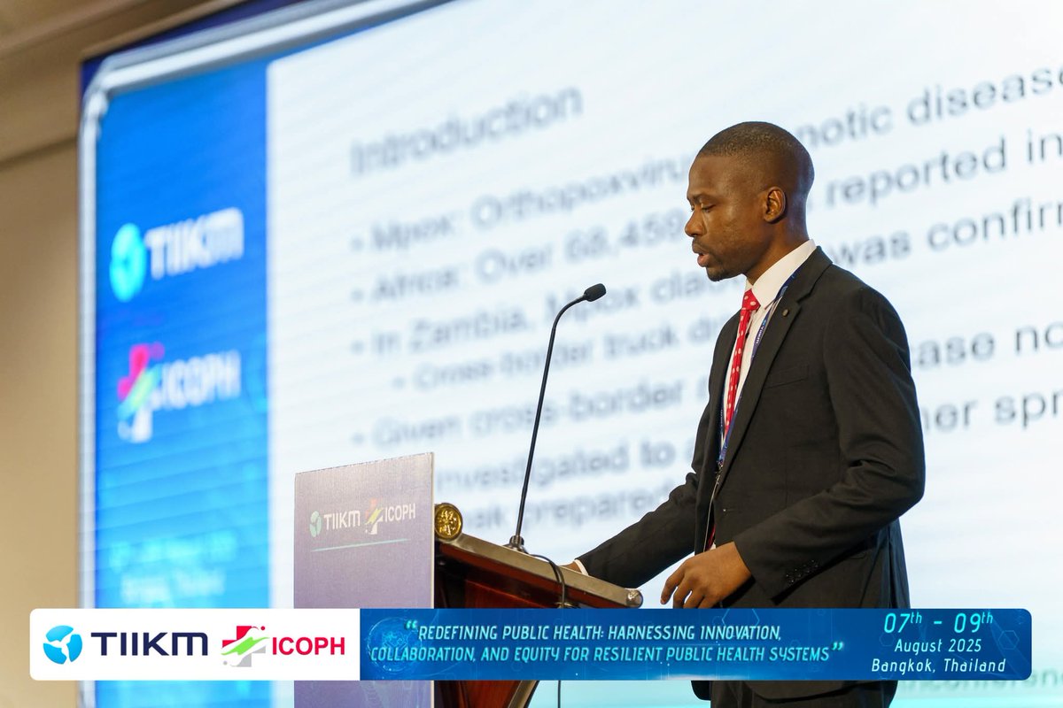 Having presented findings from Zambia's first Mpox outbreak investigation at the International Conference on Public Health in Thailand in August, I'm pleased to have our work published now: pubmed.ncbi.nlm.nih.gov/41199390/