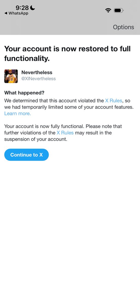Back like never before!!! 
X really limited my account for fvckin’7days? 
That’s right 
But now I’m back like hell to give them pressure! I couldn’t like, comment nor share, follow or retweet. It’s all good , I was patient and had it all go down! 
But now it’s over let’s bring in