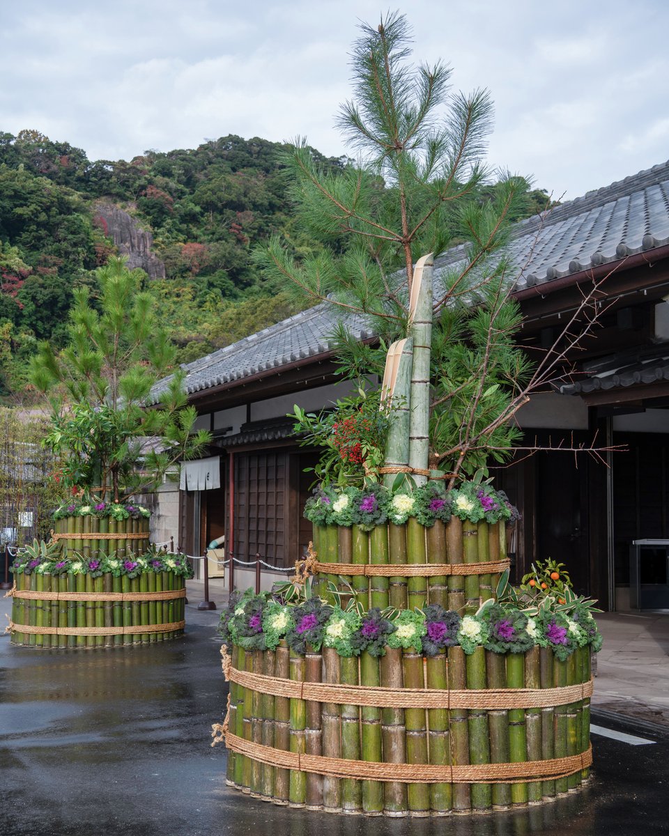 門松（約80センチ）予約受付！ 笑い竹若松仕上げ門松 120cm（一対） | 門松専門店 えびす屋