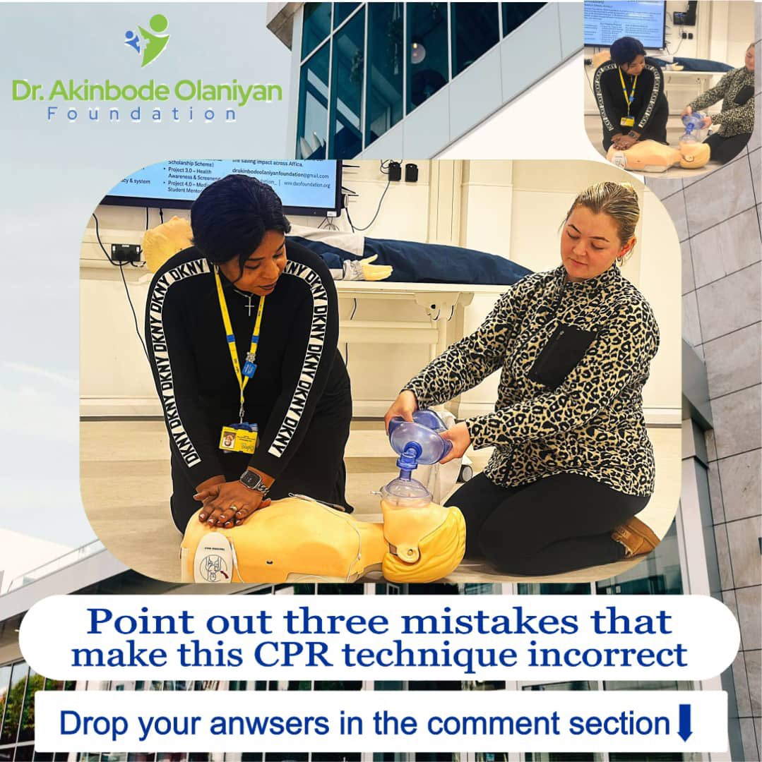 DAOFoundation_'s tweet photo. 🚑 CPR Challenge!
Which technique is correct — A or B? 👀
Can you spot 3 mistakes in the incorrect one?
👇 Reply with your answer
🔁 RT to test others
#CPR #SaveALife #DAOFoundation https://t.co/Z60pfmxIVN