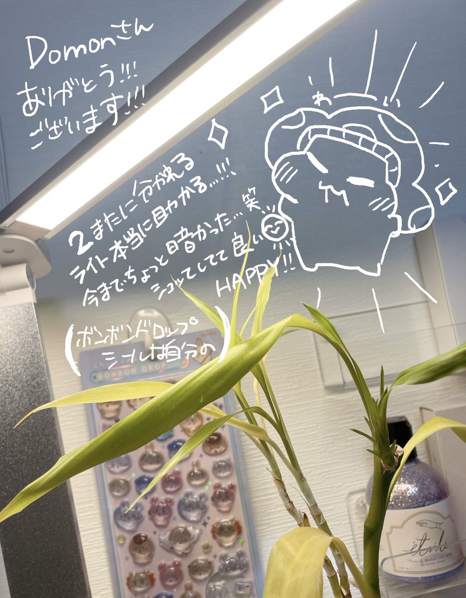 デスクが普通2つ横並びなのでめちゃくちゃ助かります😭これで壁どつか