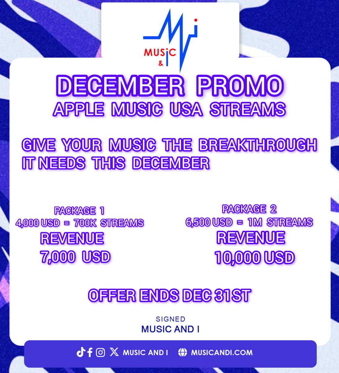 musicandi231's tweet photo. GIVE YOUR MUSIC THE BREAKTHROUGH IT NEEDS THIS DECEMBER https://t.co/XpEZh8ASmT