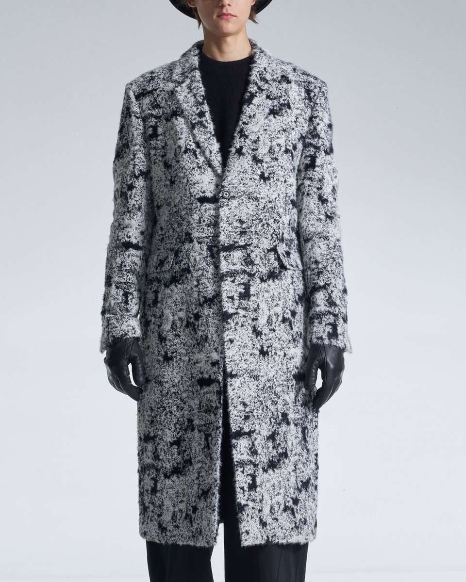 HARRISON WONG Fall Winter 2025-26 MENSWEAR Hairy Abstract Jacquard