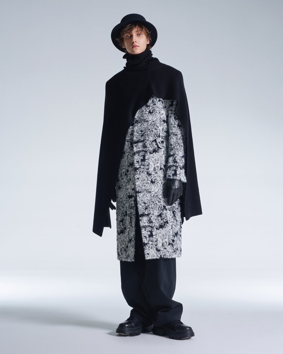 HARRISON WONG Fall Winter 2025-26 MENSWEAR Hairy Abstract Jacquard