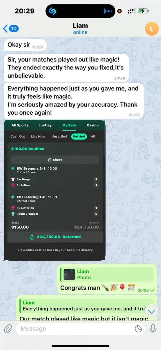 godofgambling23's tweet photo. Happy Client 

💥 💥 💥 Congratulations  💥 💥 https://t.co/whWagRRzuw