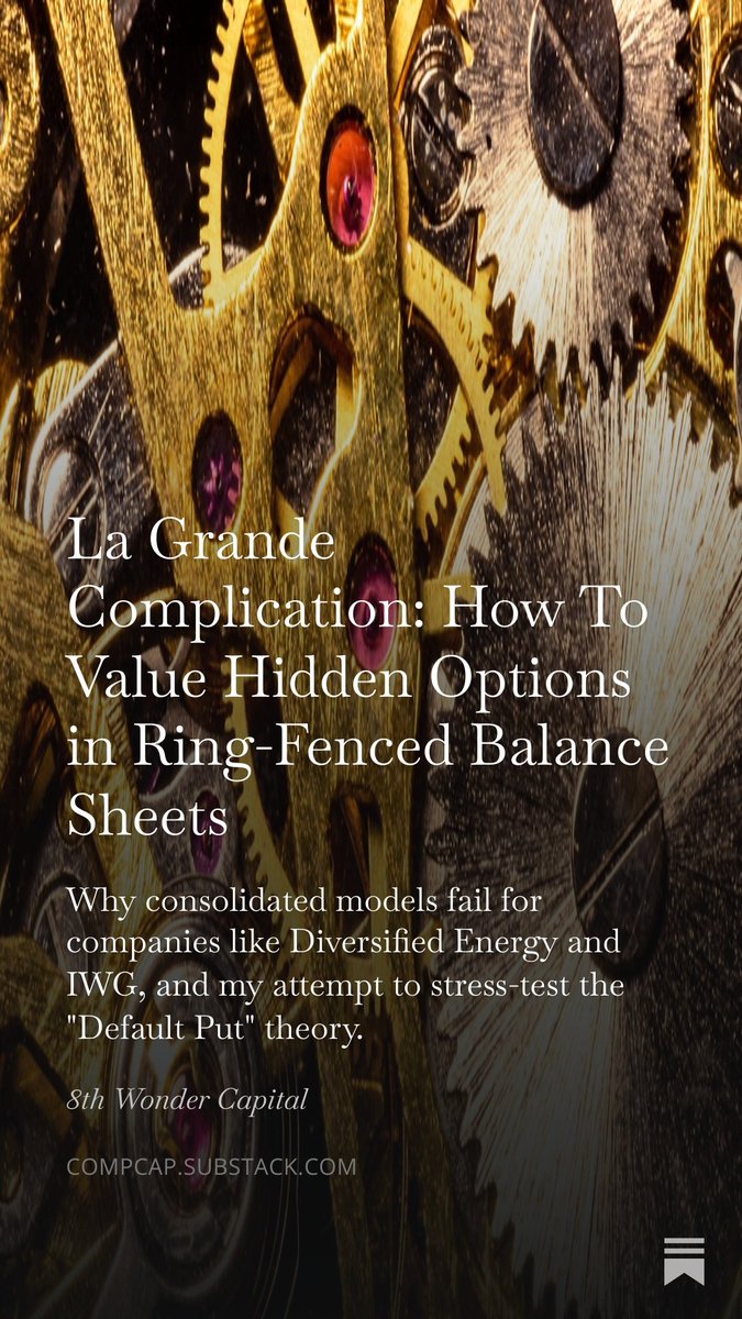 Haiku of the Day for "La Grande Complication: How To Value Hidden Options in Ring-Fenced Balance Sheets"

Consolidated
Math assumes you own the loss,
But the lender does.

substacktools.com/sharex/P1eE1EEs