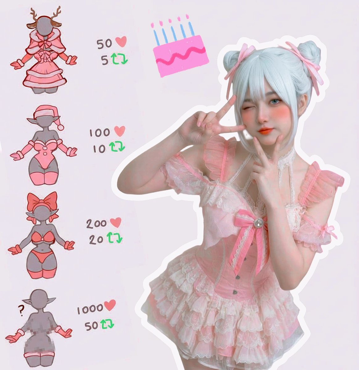 🩷 ρeᧁᧁⅈeeᥴᥴhⅈ 💜 Your 3D waifu 🥵 tweet media