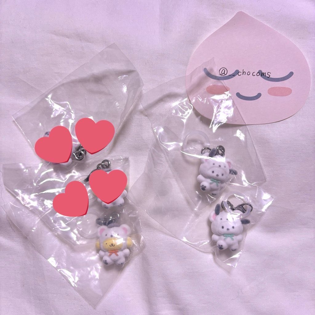 __chocoms's tweet photo. サンリオ ふわふわスノー ふわふわ めじるし めじるしアクセサリー ガチャ 交換

【譲】ポチャッコ ポムポムプリン

【求】 キティー シナモン

郵送でのお取引希望です。
お心当たりのある方はお声がけ下さい🙇🏻‍♀️ https://t.co/ubCIDiEBAp