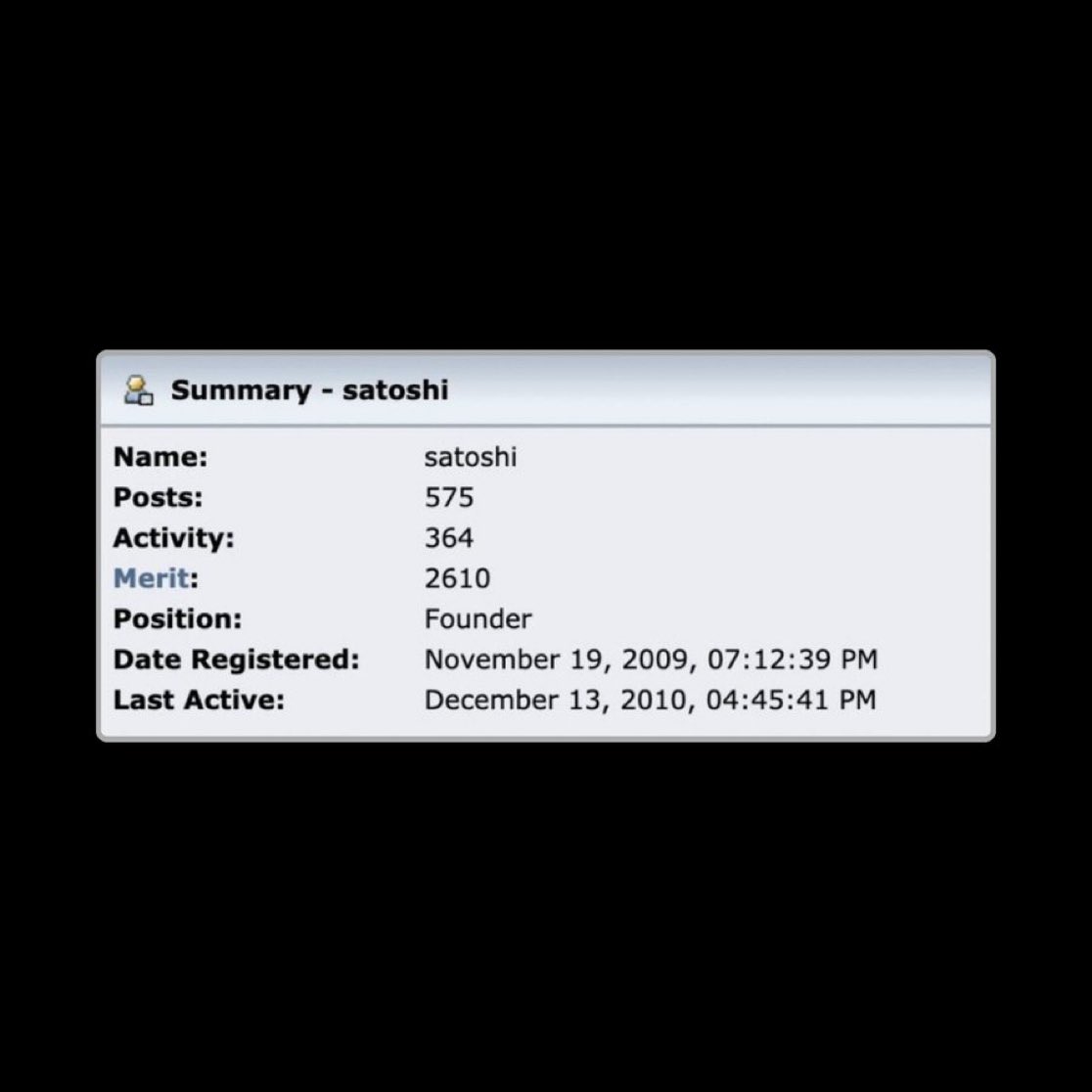 15 years since Satoshi's last message. 

Thank you, legend, wherever you are 🫡