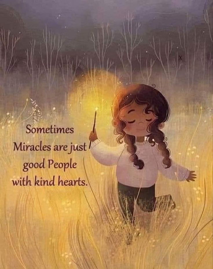 Sometimes Miracles are just good people with kind hearts ♥️💯 #PositiveVibesOnly 

<a href="/Vishu9832/">🦋⁂༄Scalping Trader༄⁂💯📈📊</a> Follow me , Get follow back 💯 percent