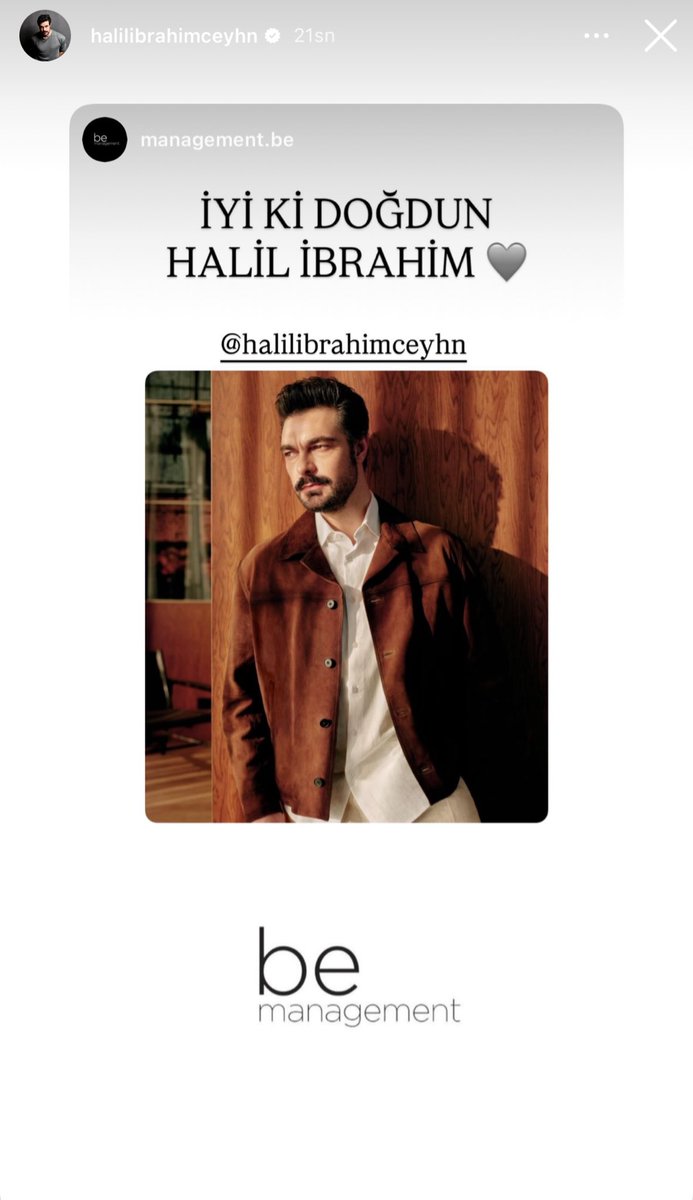 Halil İbrahim Ceyhan IG story paylaşımları

#HalilİbrahimCeyhan