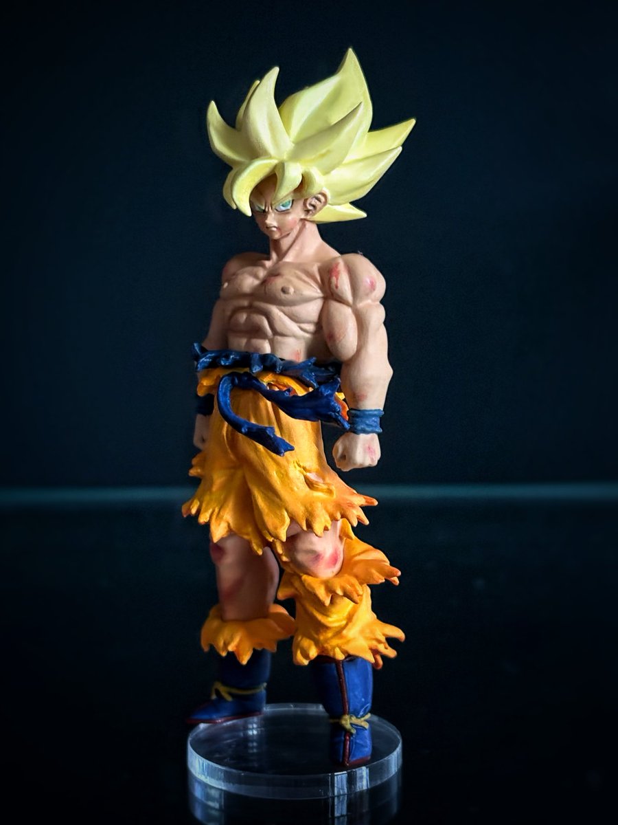 ドラゴンボール　HGリペイント ドラゴンボール HG special 超サイヤ人 孫悟空 リペイント 塗るの