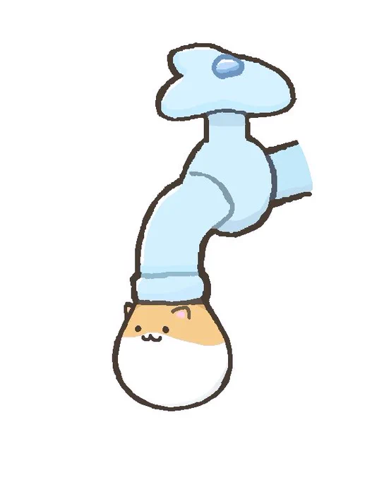 蛇口からにゃんこ