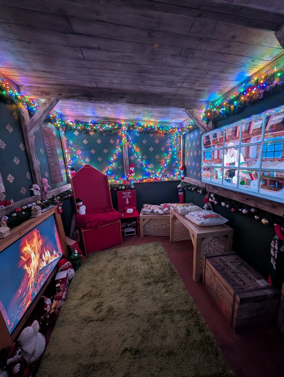 MarkSpringett's tweet photo. @atmosfx re your elf workshops where Santa appears, could you possibly do them without Santa, only our charity @MLCTStation uses it for our annual fundraiser event Breakfast With Santa and took many children ask about the Santa, as they are meeting the "real" one. https://t.co/9wmL05R2xQ
