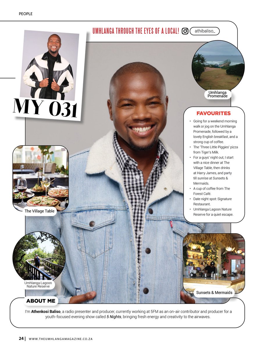 Heading to DBN this festive season?

☝️😉Checkout my top 5 fave’s &amp; must check out spots on The Umhlanga Magazine!