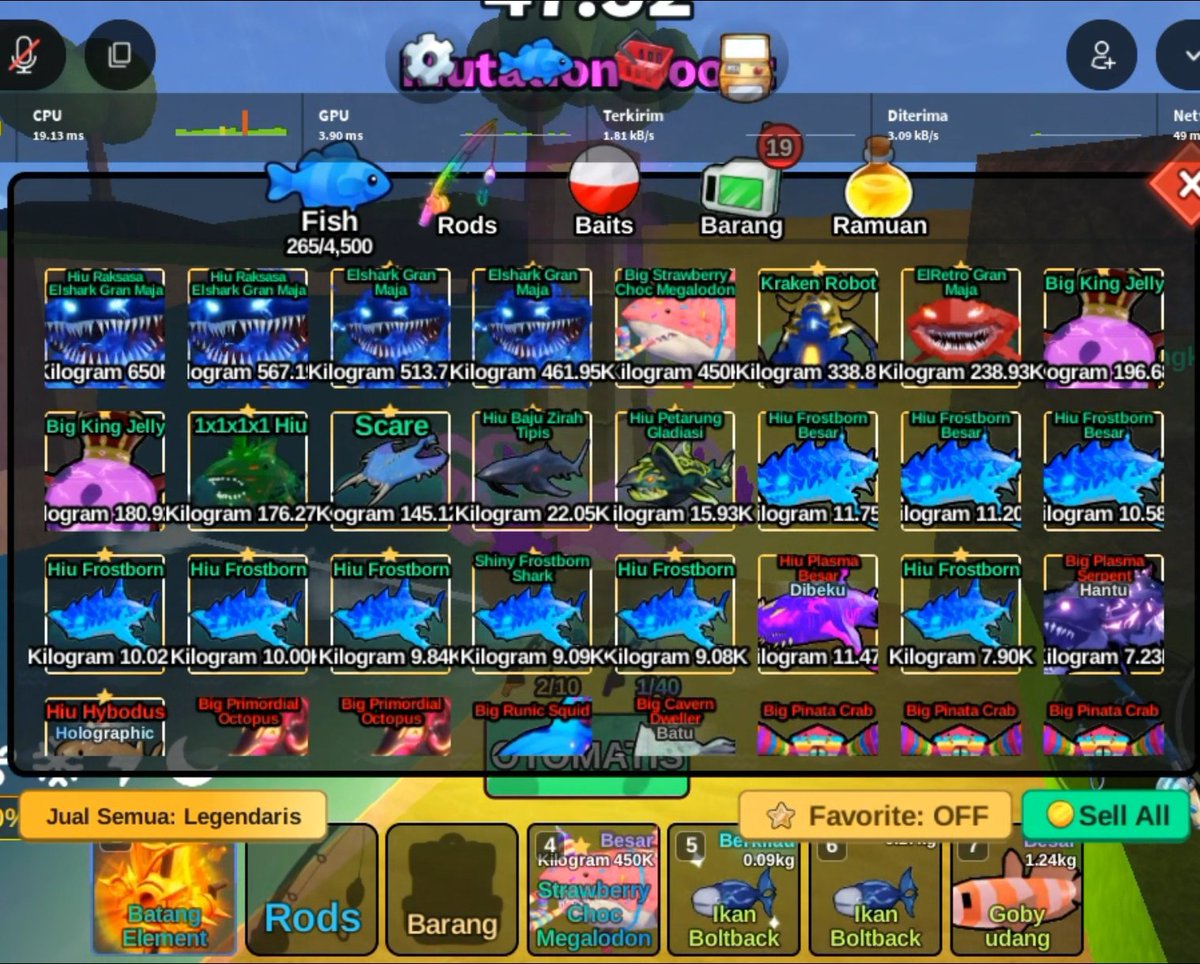 a_amaxd's tweet photo. WTS 
tawar tawar
mega strawberry maxton (1)
maja maxton (1)
maja retro 
kraken
hiu x1x1x1
sisanya cek gambar di bawah
#zonajajan #roblox #fishit https://t.co/ppOxEkI204
